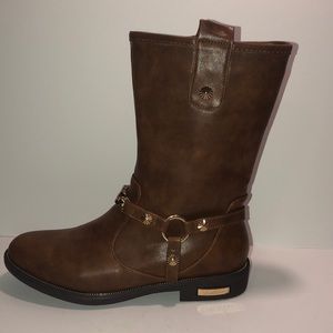 Brown Mid-Calf Boot